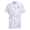 Pánské tričko adidas  Club Graphic Polo White