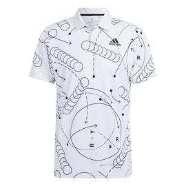 Pánské tričko adidas Club Graphic Polo White