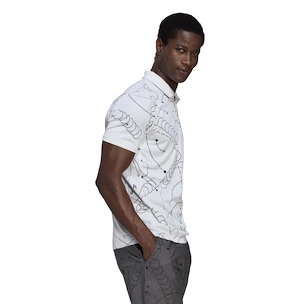 Pánské tričko adidas  Club Graphic Polo White
