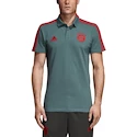 Pánské tričko adidas Cotton Polo FC Bayern Mnichov šedé