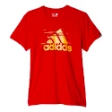 Pánské tričko adidas Essentials Logo Red