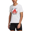 Pánské tričko adidas  Fast GFX white