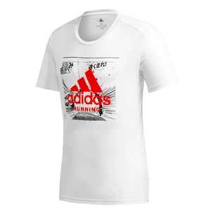 Pánské tričko adidas  Fast GFX white