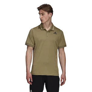 Pánské tričko adidas Freelift Polo Primeblue Orbit Green