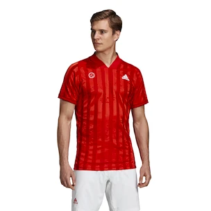 Pánské tričko adidas  Freelift Tee Aeroready Scarlet