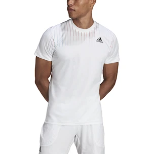 Pánské tričko adidas  Melbourne Freelift Tee White