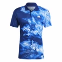 Pánské tričko adidas  Melbourne Tennis HEAT.RDY FreeLift Polo Shirt Blue