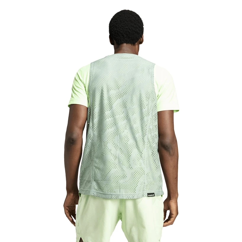 Pánské tričko adidas  MESH TEE PRO SILGRN/GRESPA M
