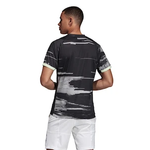 Pánské tričko adidas NY Printed Tee Black/Green