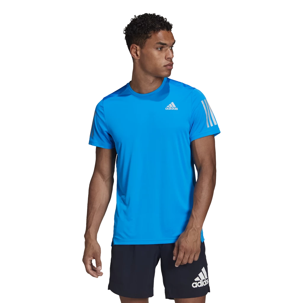 Pánské tričko adidas Own The Run Blue Rush