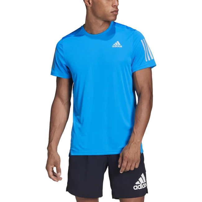 Pánské tričko adidas Own The Run Blue Rush