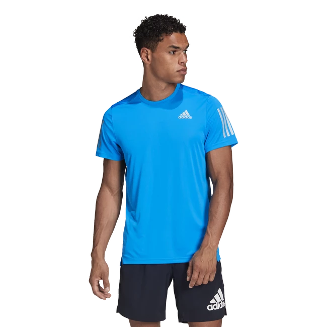 Pánské tričko adidas Own The Run Blue Rush