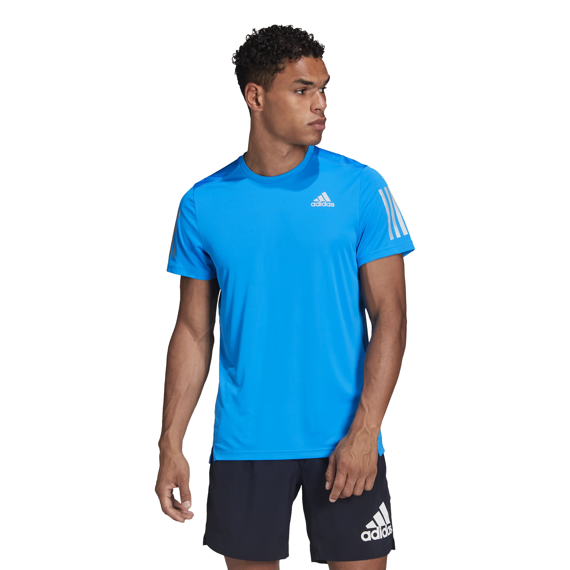 Pánské tričko adidas Own The Run Blue Rush