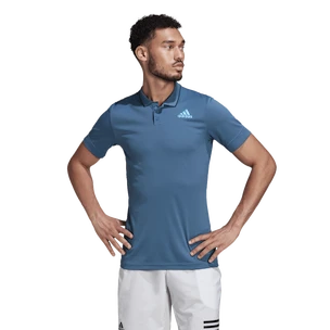 Pánské tričko adidas  Paris Freelift Polo Altered Blue