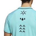 Pánské tričko adidas  Paris Freelift Polo Aqua