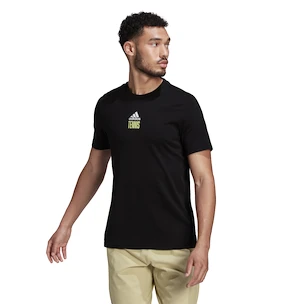 Pánské tričko adidas  Paris Tennis Graphic Black