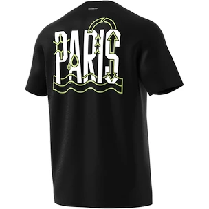 Pánské tričko adidas  Paris Tennis Graphic Black