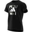 Pánské tričko adidas  Performance Run Logo 1 Black