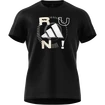 Pánské tričko adidas  Performance Run Logo 1 Black
