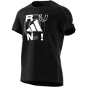 Pánské tričko adidas  Performance Run Logo 1 Black