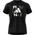 Pánské tričko adidas  Performance Run Logo 1 Black