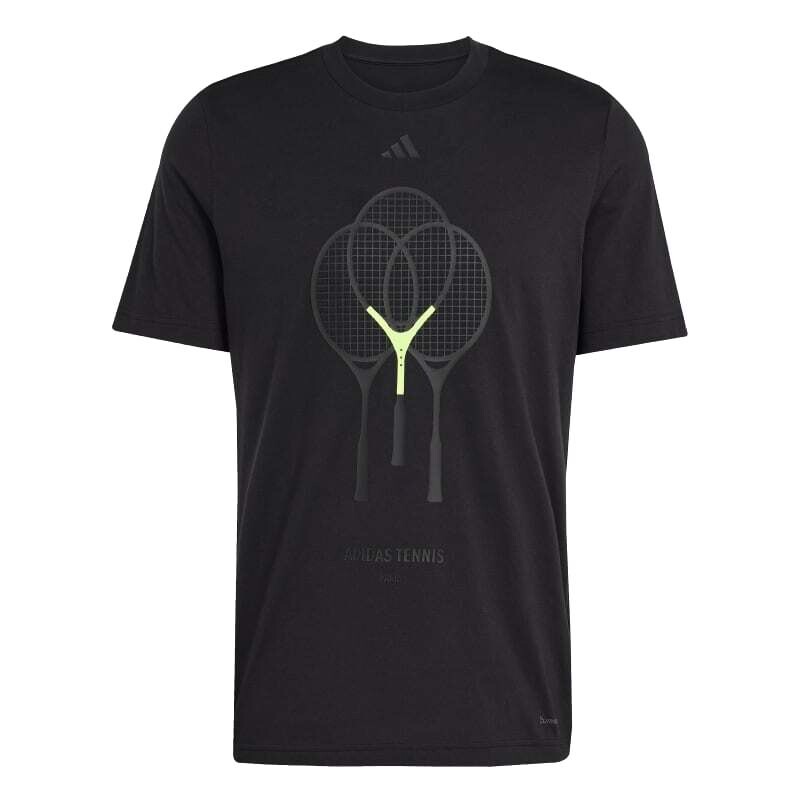 Product detail of Pánské tričko adidas  Rackets Graphic Tee Black S