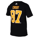 Pánské tričko adidas Silver NHL Pittsburgh Penguins Sidney Crosby 87