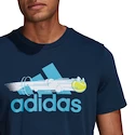 Pánské tričko adidas  SS Cat Tee Navy