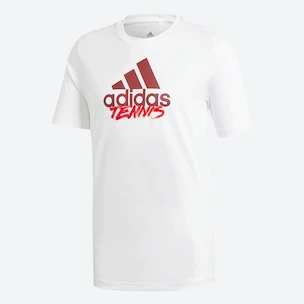Pánské tričko adidas Tenis Logo White