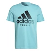 Pánské tričko adidas  Tennis Category Graphic T-Shirt Aqua