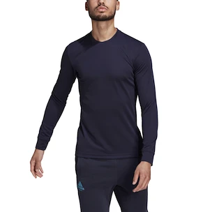 Pánské tričko adidas  Tennis Freelift LS Tee Shadow Navy