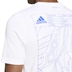 Pánské tričko adidas Tennis Graphic Logo T-Shirt White