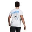 Pánské tričko adidas  Thiem Graphic Tee White