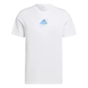 Pánské tričko adidas  Thiem Graphic Tee White