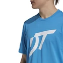 Pánské tričko adidas  Thiem Logo Graphic Tee Blue