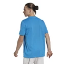 Pánské tričko adidas  Thiem Logo Graphic Tee Blue