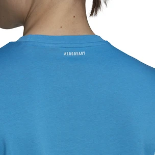 Pánské tričko adidas  Thiem Logo Graphic Tee Blue