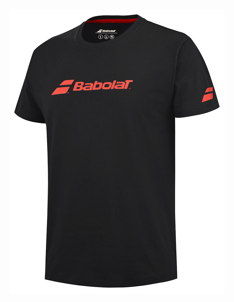 Pánské tričko Babolat  Exercise Babolat Tee Men Black XL - thumb (2)