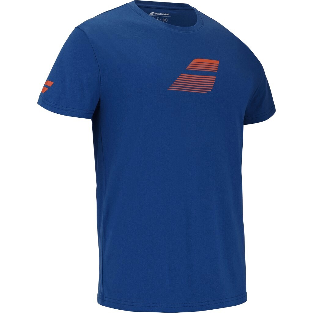 Pánské tričko Babolat  Exercise Big Flag Tee Men Dark Blue XL - thumb (2)