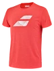 Pánské tričko Babolat  Exercise Big Flag Tee Men Poppy Red