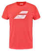 Pánské tričko Babolat  Exercise Big Flag Tee Men Poppy Red