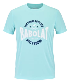 Pánské tričko Babolat Exercise Graphic Tee Men Angel Blue