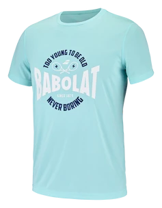 Pánské tričko Babolat  Exercise Graphic Tee Men Angel Blue