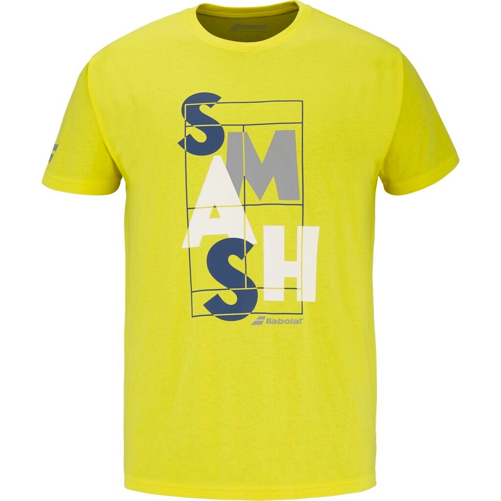 Product detail of Pánské tričko Babolat  Exercise Message Tee Men Blazing Yellow L