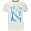 Pánské tričko Babolat  Exercise Message Tee Men Cannoli Cream