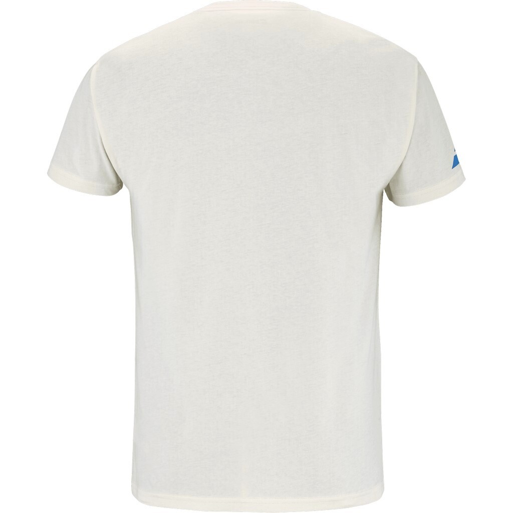 Pánské tričko Babolat  Exercise Message Tee Men Cannoli Cream XL - thumb (3)