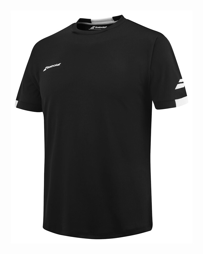Pánské tričko Babolat  Play Crew Neck Tee Men Black L - thumb (2)