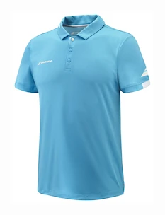 Pánské tričko Babolat  Play Polo Men Cyan Blue
