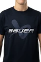Pánské tričko Bauer  Core SS Lockup Tee Navy