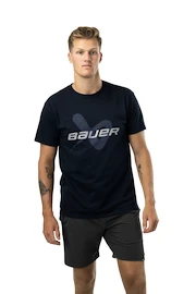 Pánské tričko Bauer Core SS Lockup Tee Navy